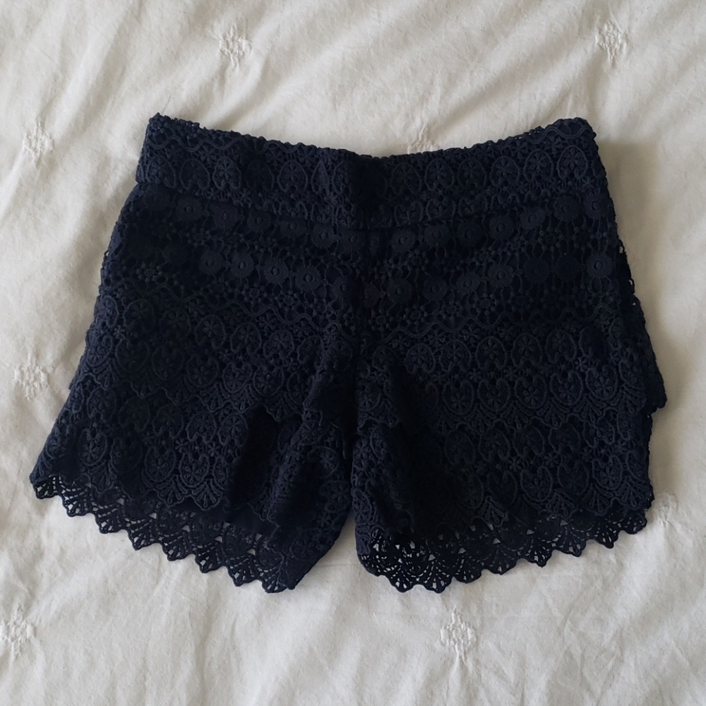 Loft Riviera lace shorts